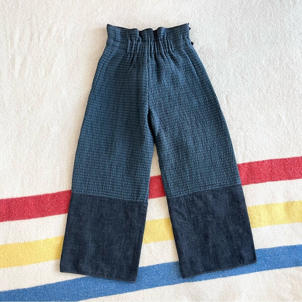 Faye Toogood the Upholsterer trousers- Rope Quilted Pewter - Picture 8 of 11